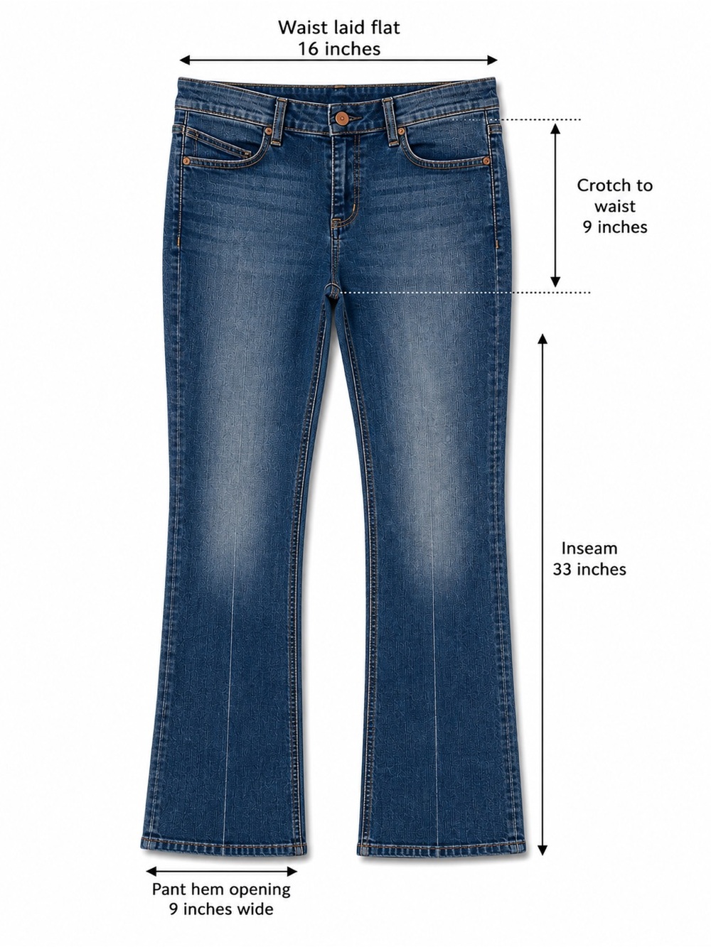 Old Navy "The Diva" Low-Rise Stretch Denim Jeans  Size 12 Long